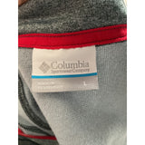 Columbia Men's Henley Sweater, Gray, Size L