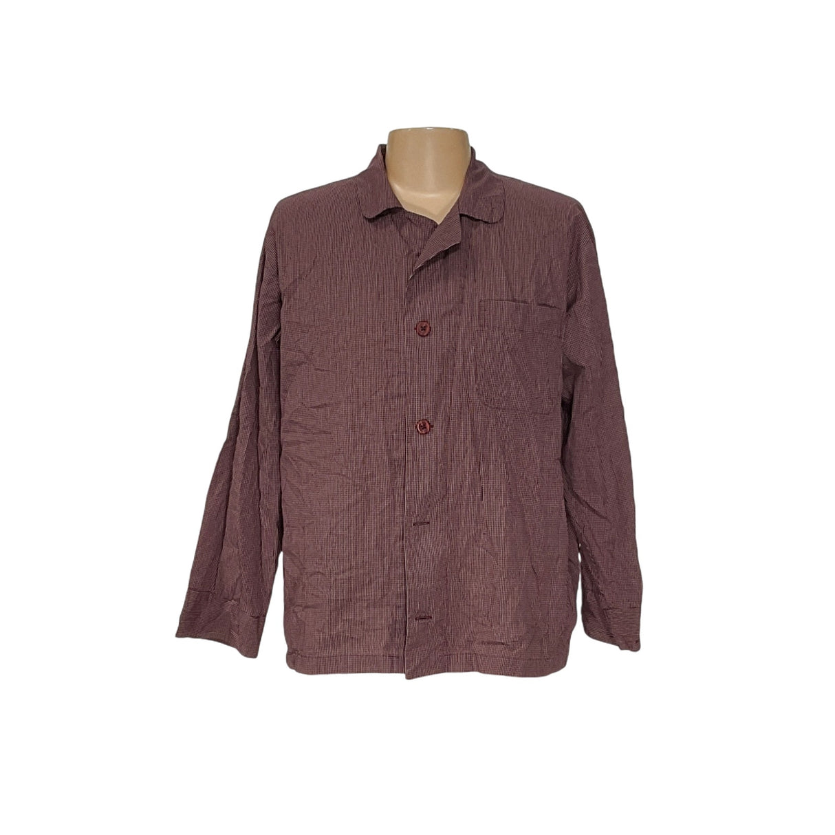 Nordstrom Red Cotton Button-Up Shirt