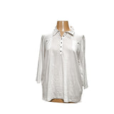 Lauren Ralph Lauren White Blouse 3X