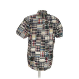 NAUTICA Men's Multicolor Short Sleeve Button-Up Shirt