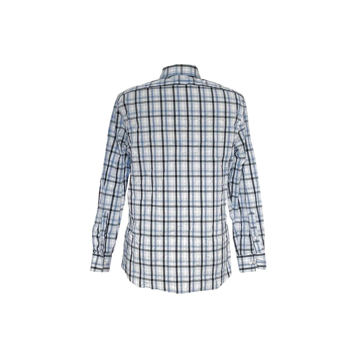 Banana Republic Men's Blue Plaid Dress Shirt