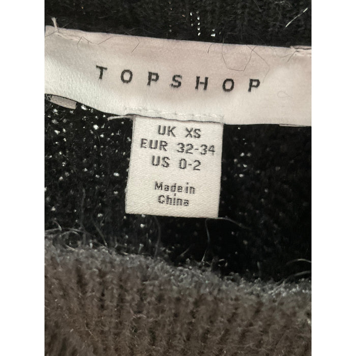 Topshop Black XS Pullover Sweater