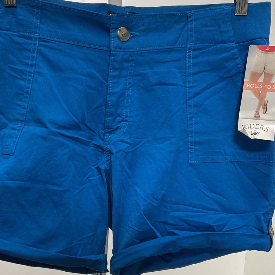 Lee Blue Sailor Shorts - Size 12W