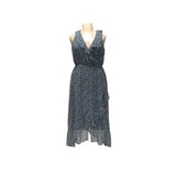 Banana Republic Blue Wrap Dress - Women's L