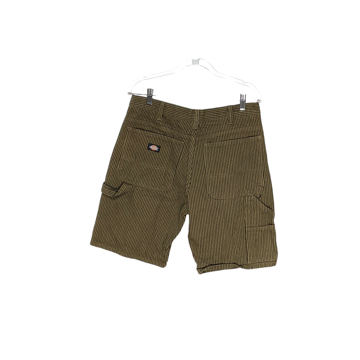 Dickies Men's Bermuda Shorts, Green Striped, Size 34