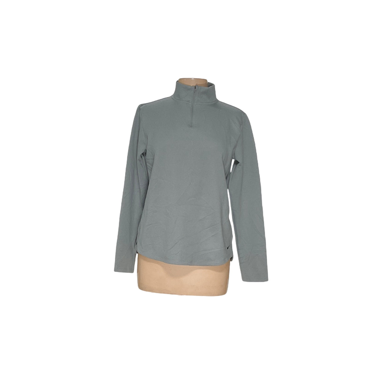 Nike Gray Henley Sweater - Women's L