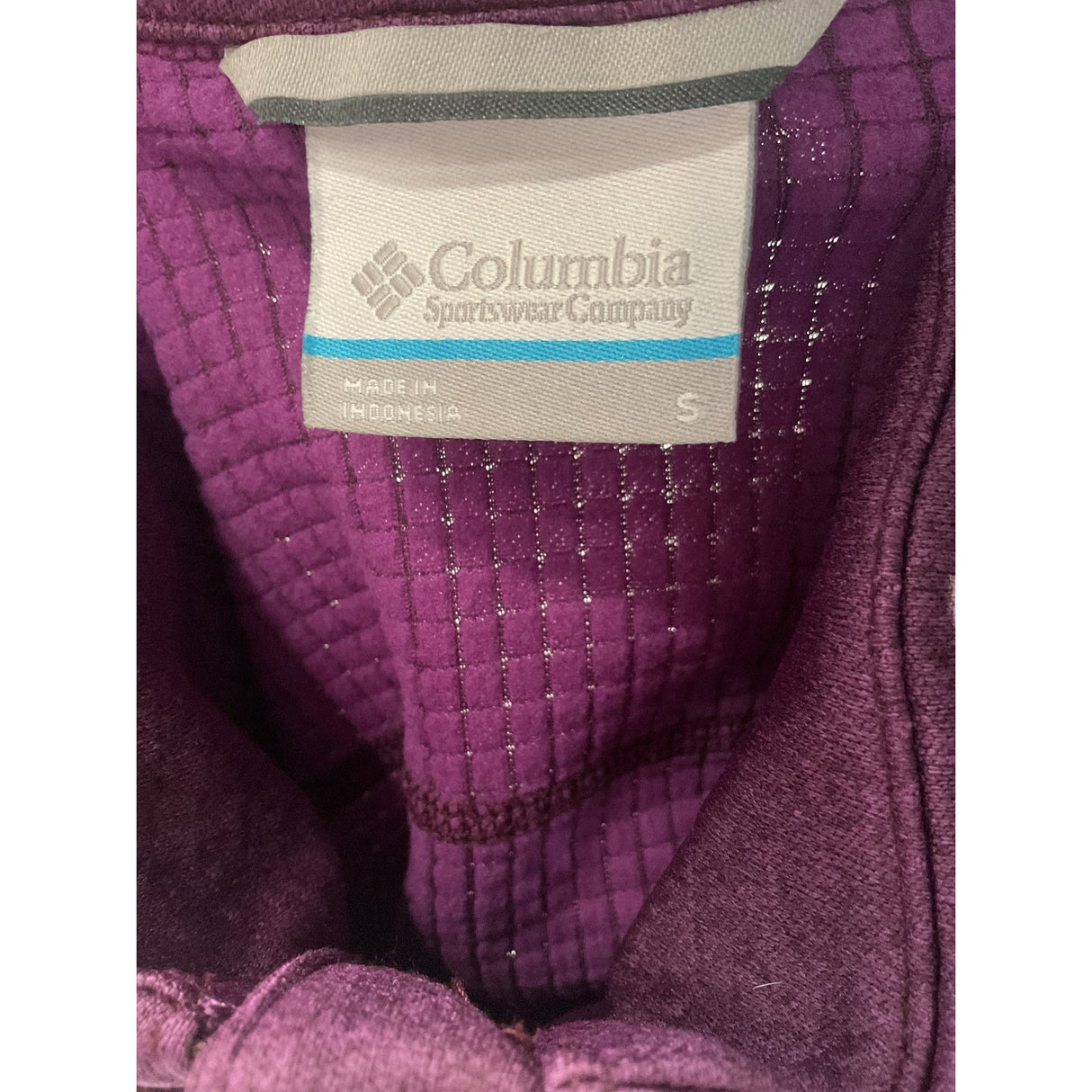 Columbia Women's Purple Full Zip Sweatshirt