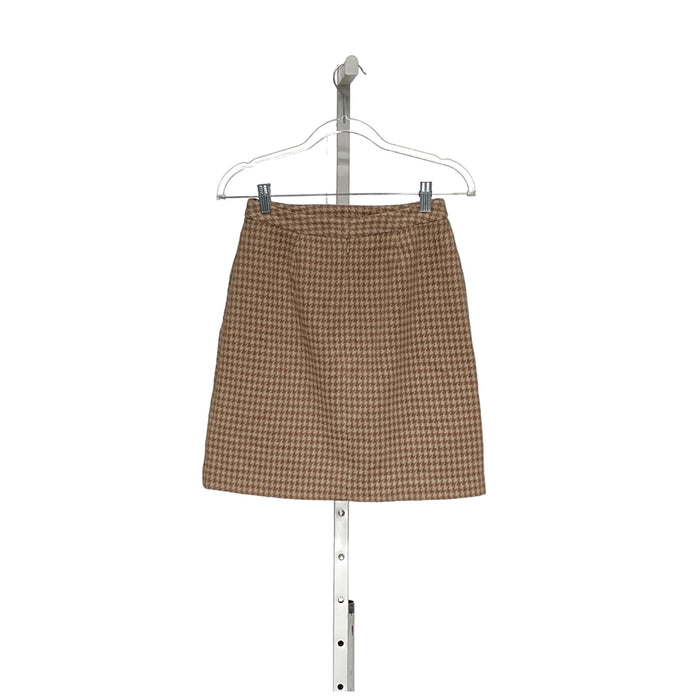 J. Crew Beige Wool Mini Skirt