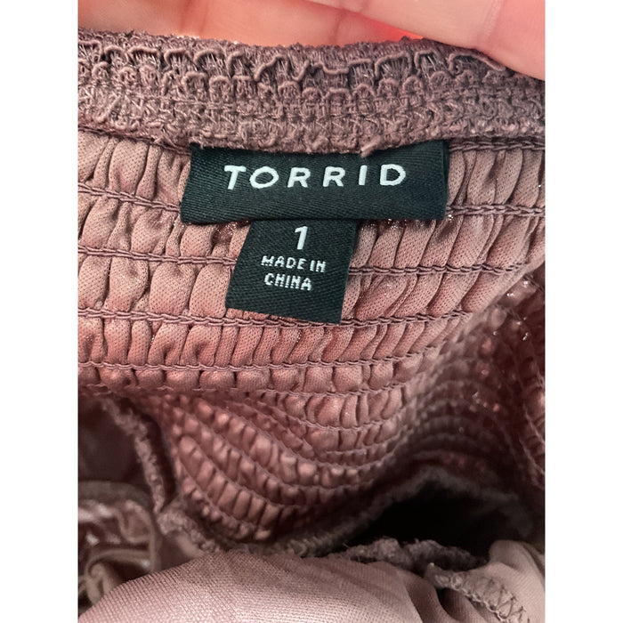 Torrid Pink Cotton Shift Dress