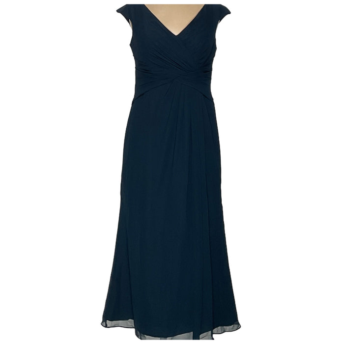 Azazie Blue Maxi Dress - Size C