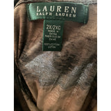 Lauren Ralph Lauren Brown Blouse