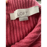 LOFT Pink Cardigan - Women's Size L