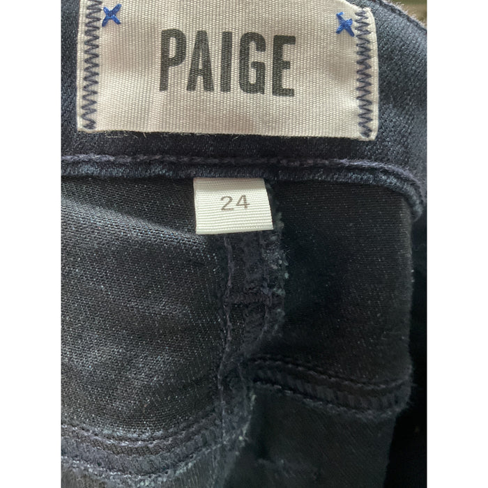 Paige Ankle Jeans - Blue, Size 24