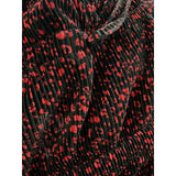 ZARA Red Animal Print Blouse - Women's S