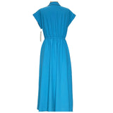 Calvin Klein Blue Wrap Dress - Size 10