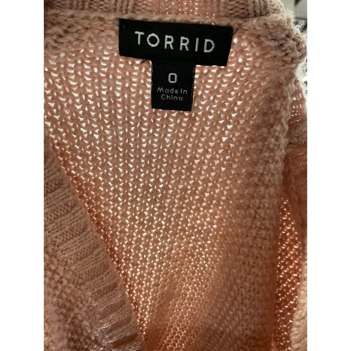 Torrid Orange Cotton Pullover Sweater