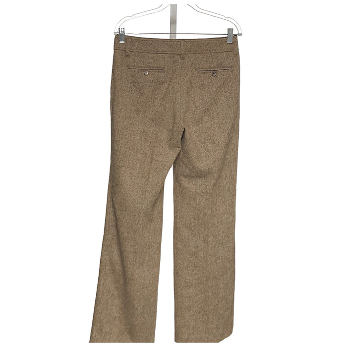 Eddie Bauer Beige Wool Ankle Pants