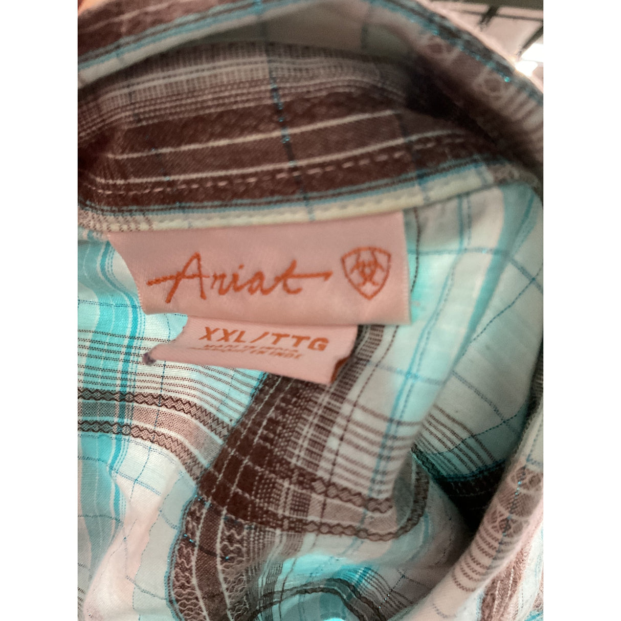 Ariat Women's Multicolor Button-Up Top - XXL