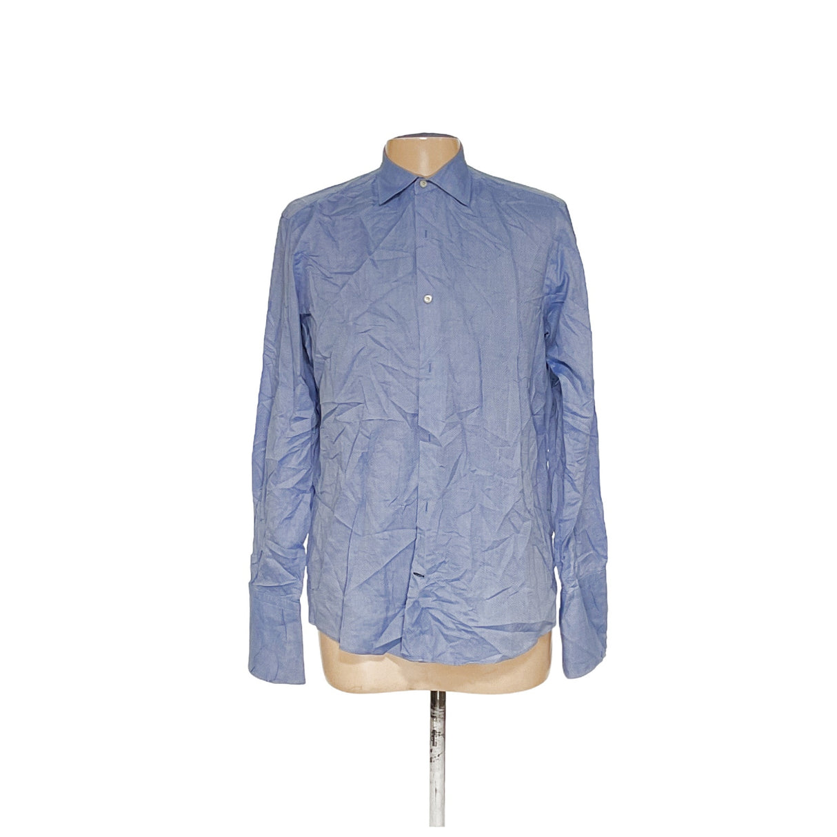 B. Republic Blue Button-Up Shirt M