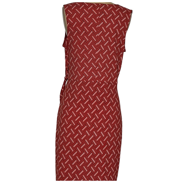 Banana Republic Multicolor Midi Wrap Dress, Size M