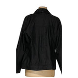 Laura Ashley Black Cotton Jacket - Women's M