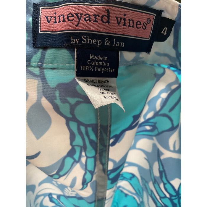 Vineyard Vines Blue Sailor Shorts - Women's Size 4