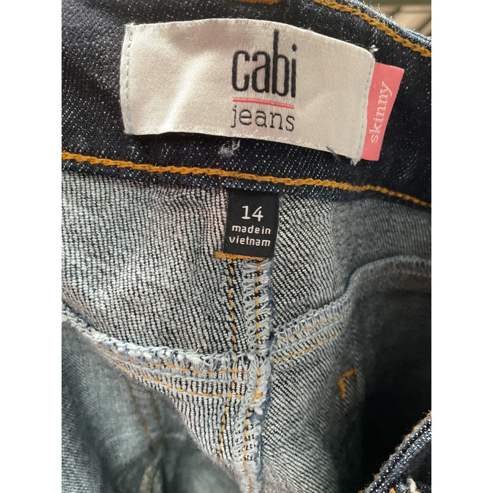 Cabi Blue Ankle Jeans - Size 14