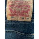 Levi's Men's Blue Ankle Jeans - Size 38