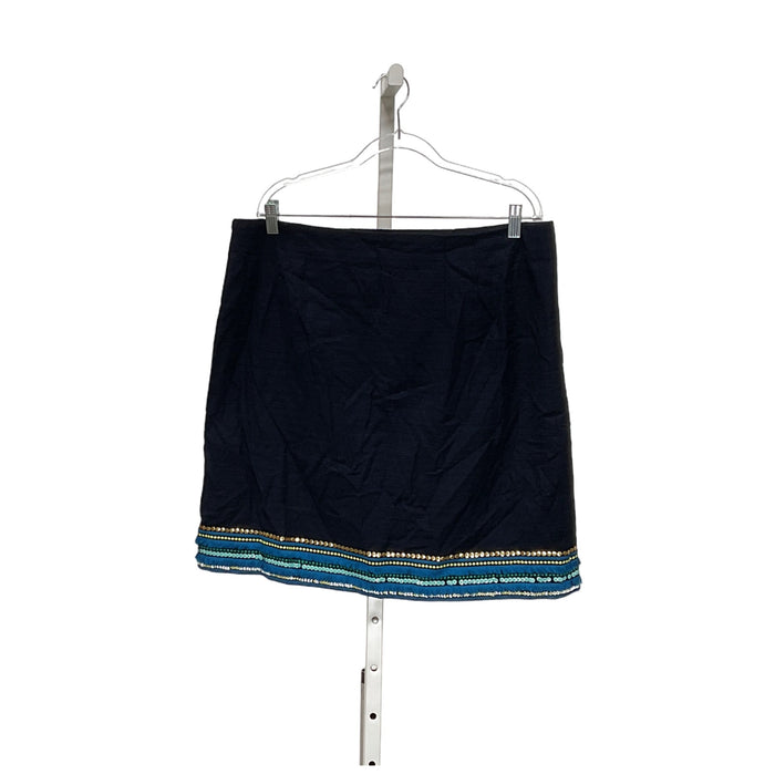 Talbots Blue Mini Skirt - Size 16