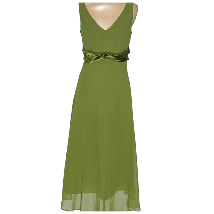 EVAN PICONE Green Wrap Dress, Size 10