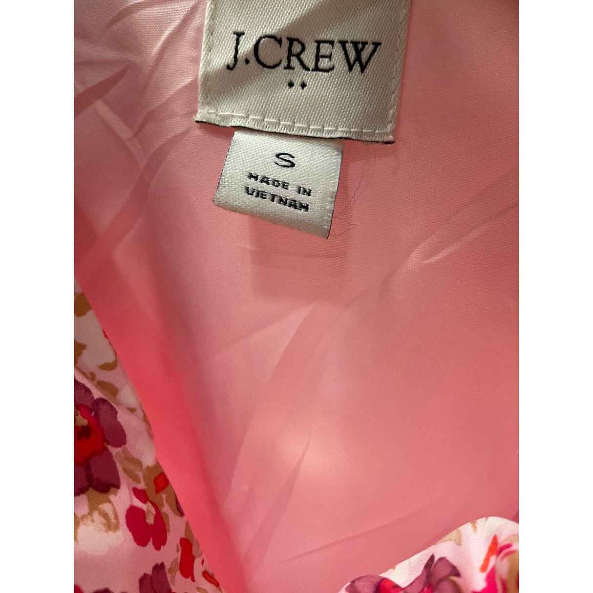 J. Crew Pink Quilted Jacket