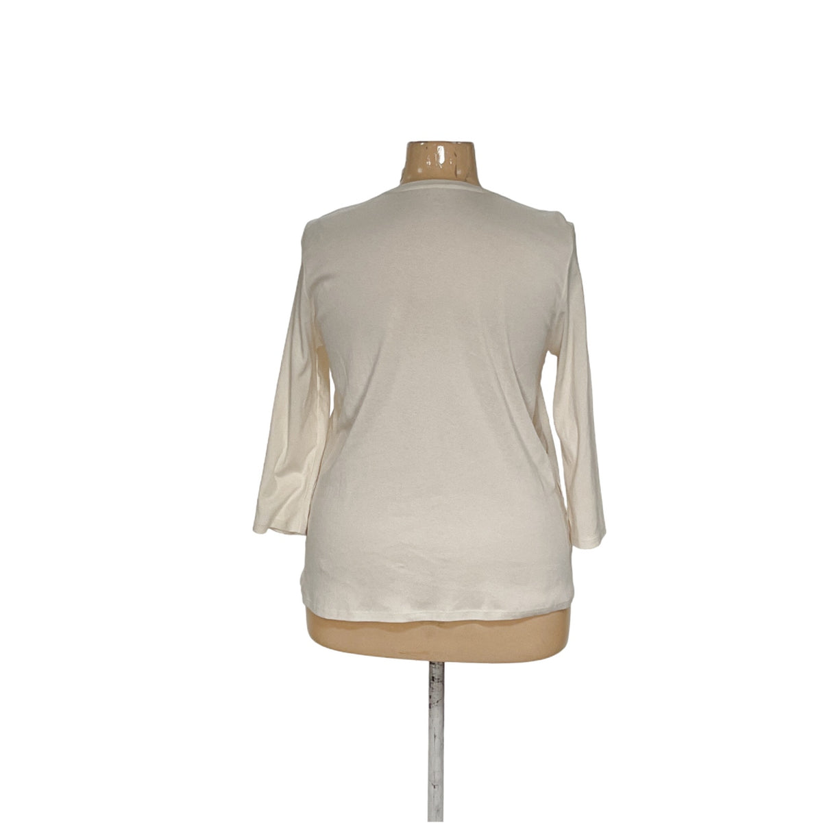 J.JILL Cream Cotton Blouse XL