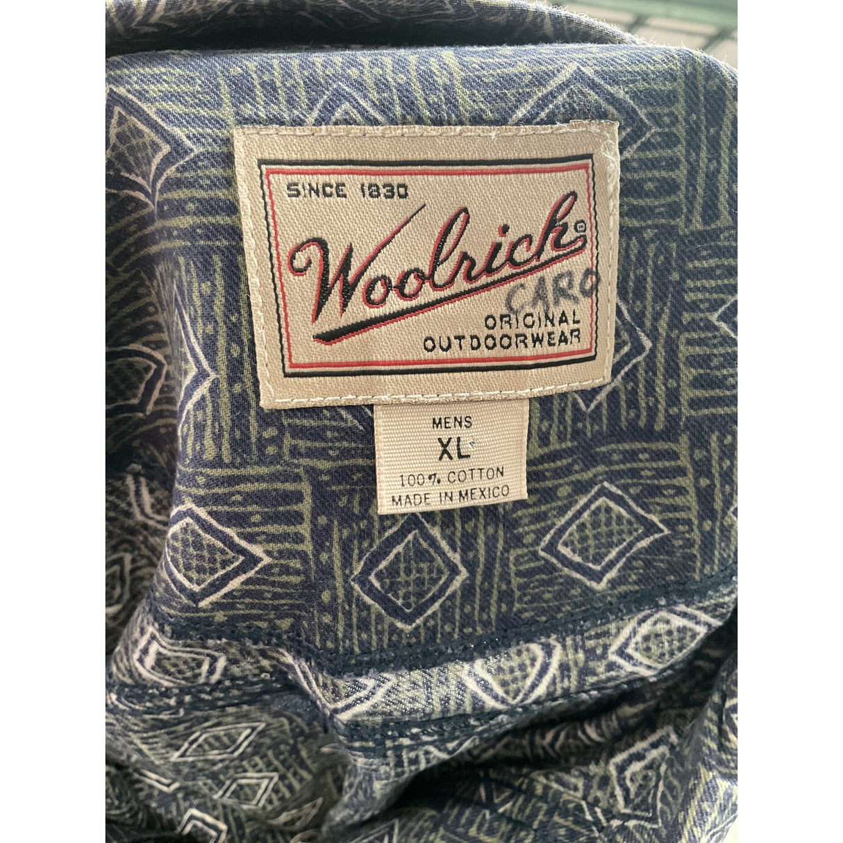 Woolrich Multicolor Men's Short Sleeve Shirt XL