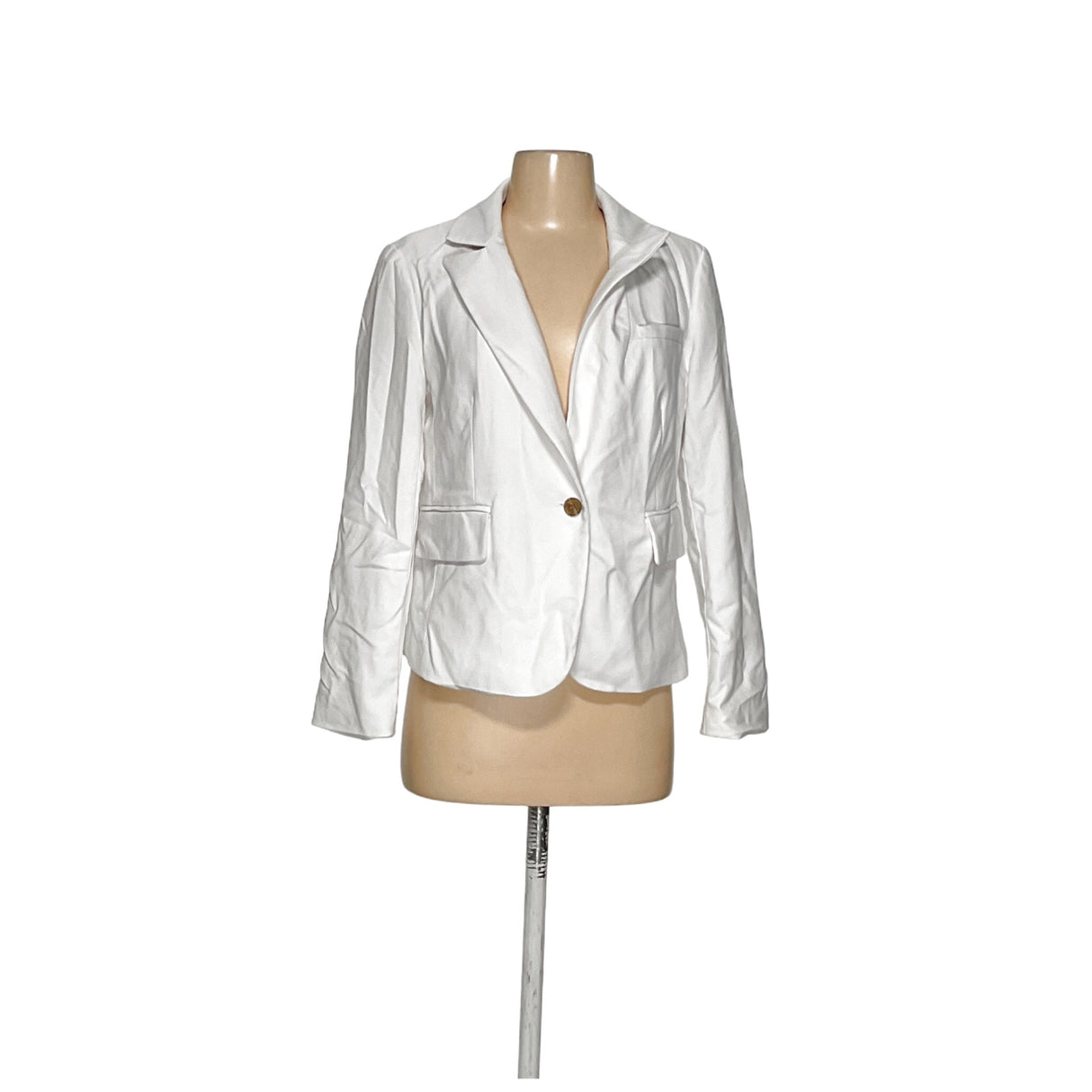 BNWT Banana Republic White Basic Blazer Size 6