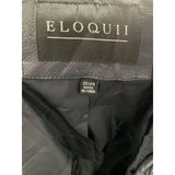 ELOQUII Blue Motorcycle Jacket Size 22/24