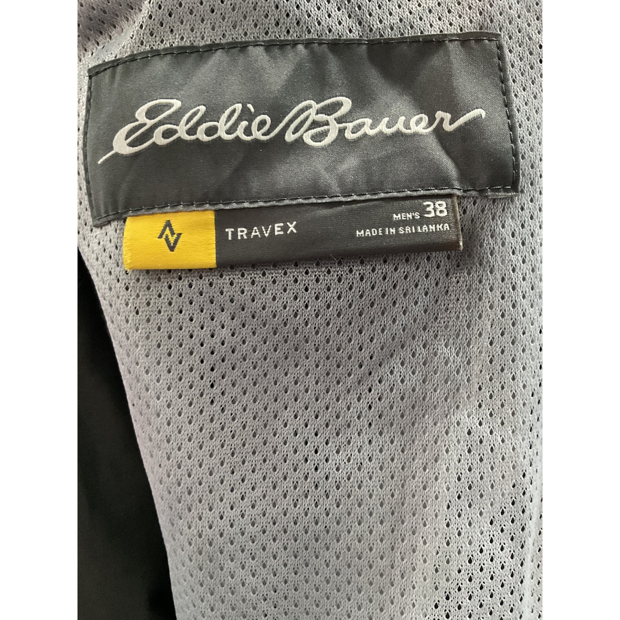 Eddie Bauer Gray Nylon Anorak Jacket