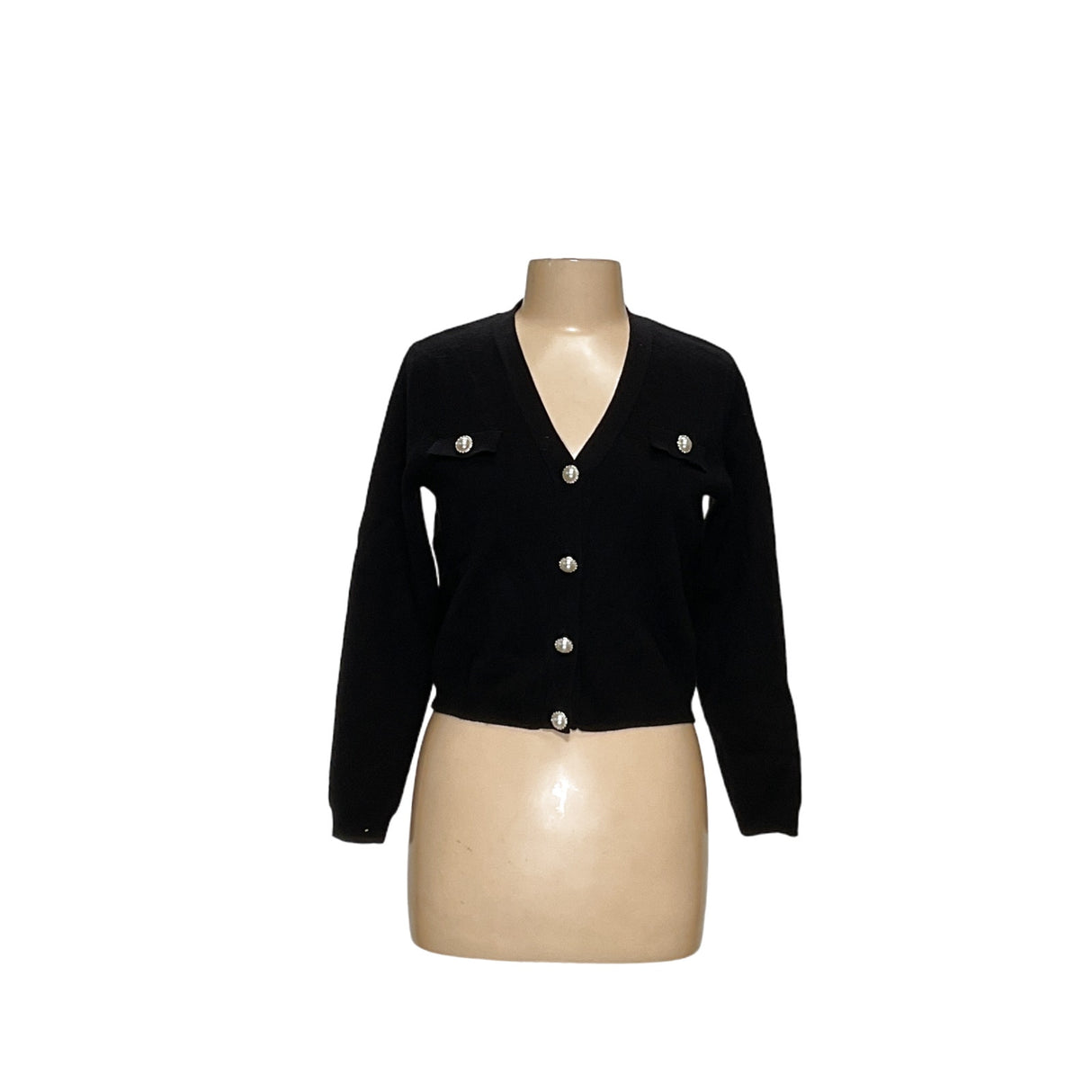 Tahari Black Cardigan - Women's L