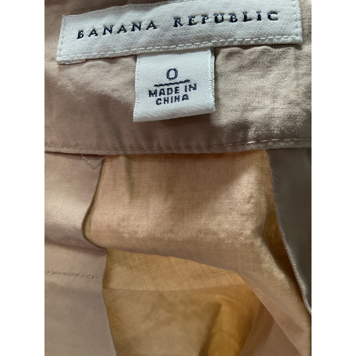 Banana Republic Beige A-Line Skirt