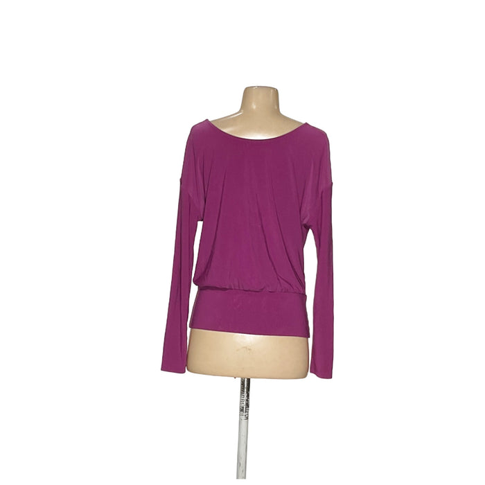 WHBM Purple Blouse Size S