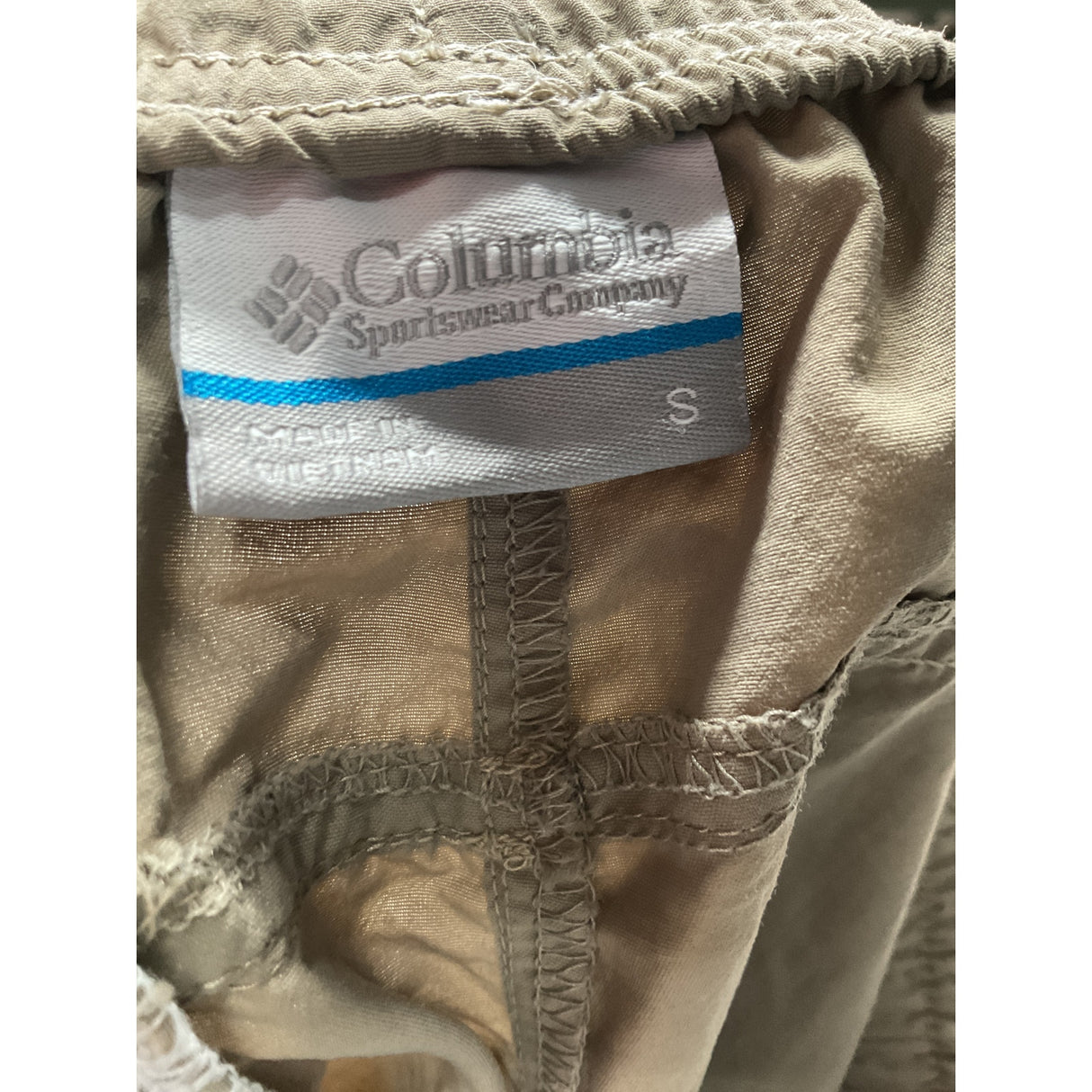 Columbia Beige Women's Activewear Shorts