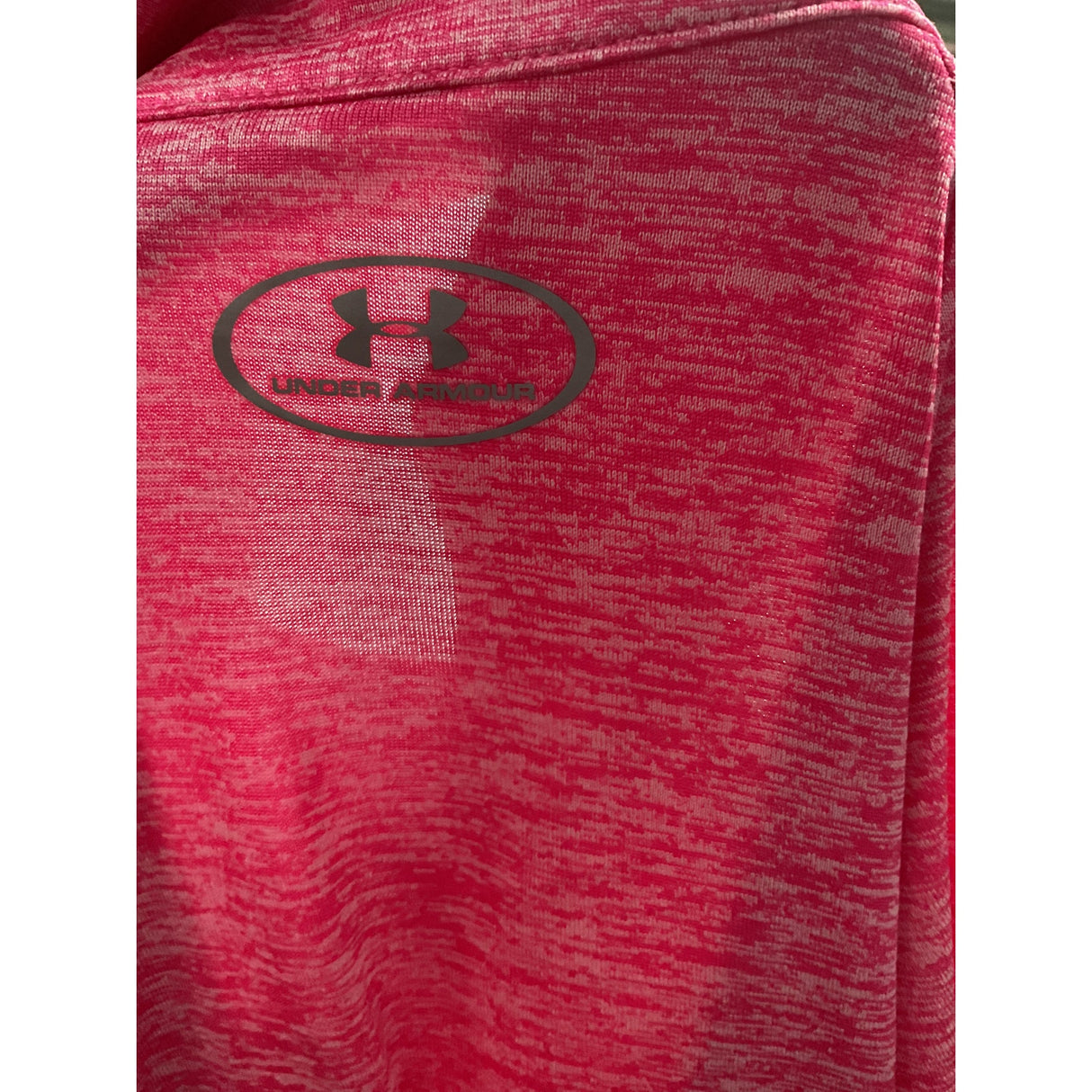 Under Armour Women's Pink Henley Sweater - Size LG