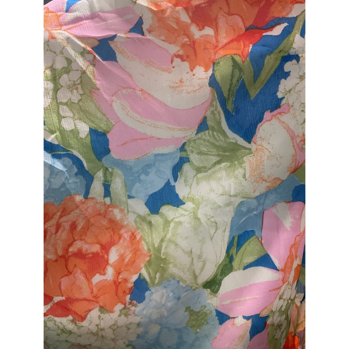 CeCe Floral Chiffon Blouse - Size S