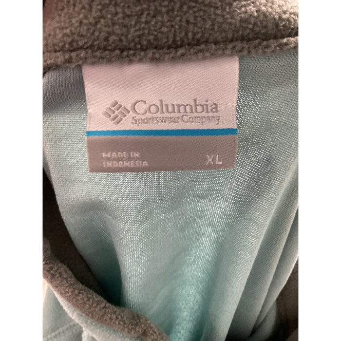 Columbia Blue Men's XL Polyester Pullover Sweater