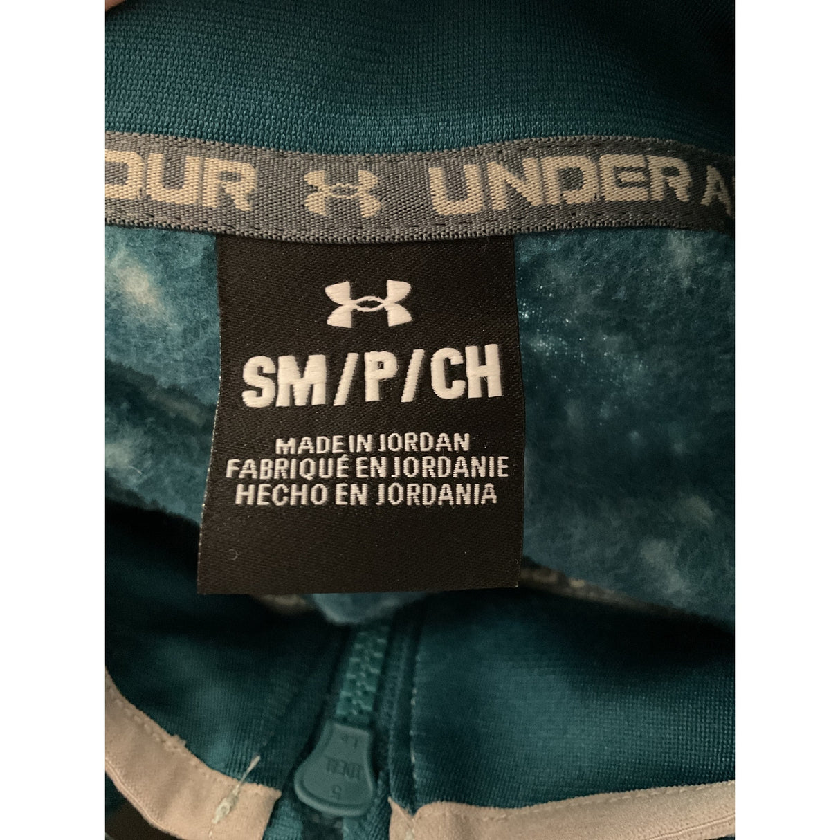 Under Armour Blue Henley Sweatshirt