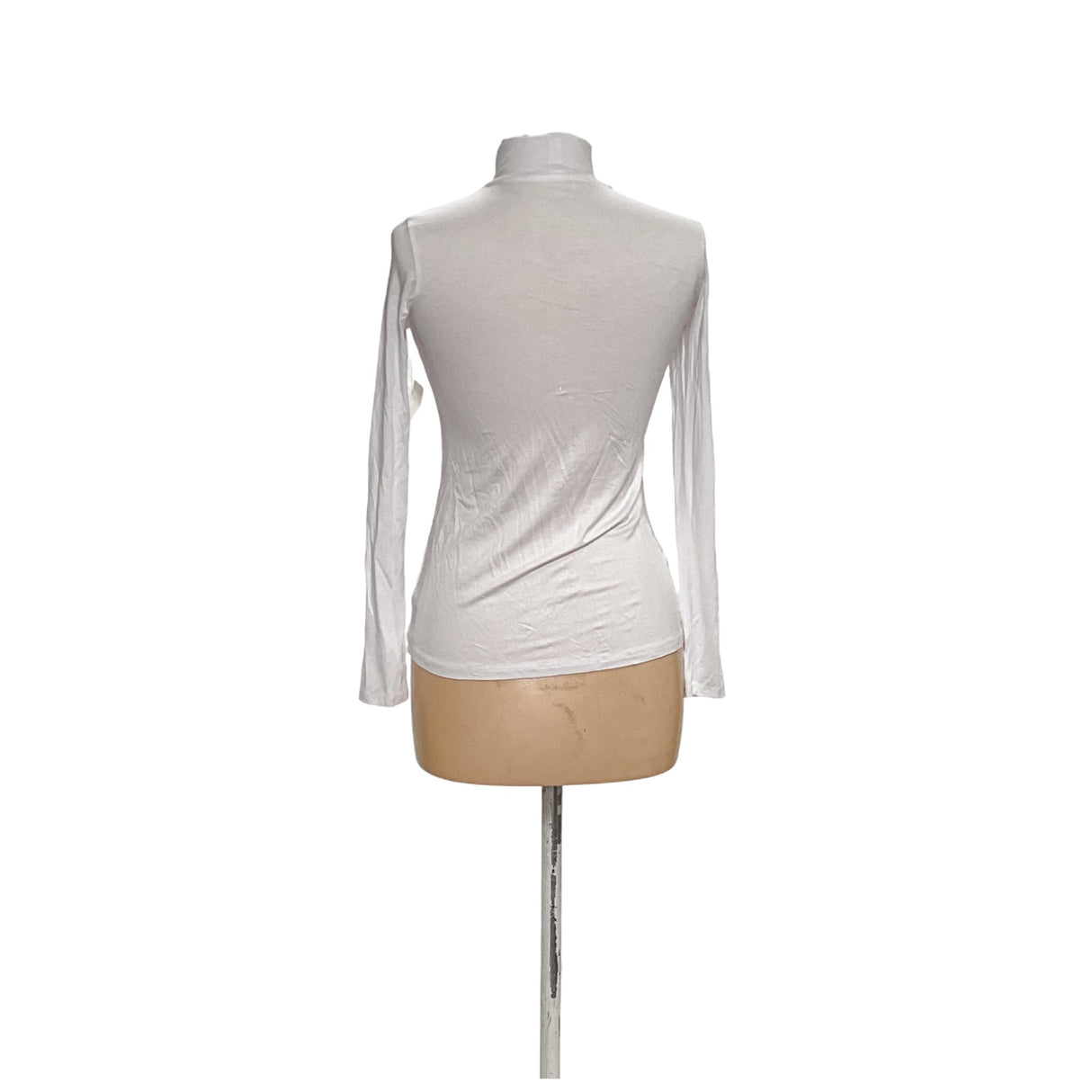 Tahari White Rayon Blouse Women's S