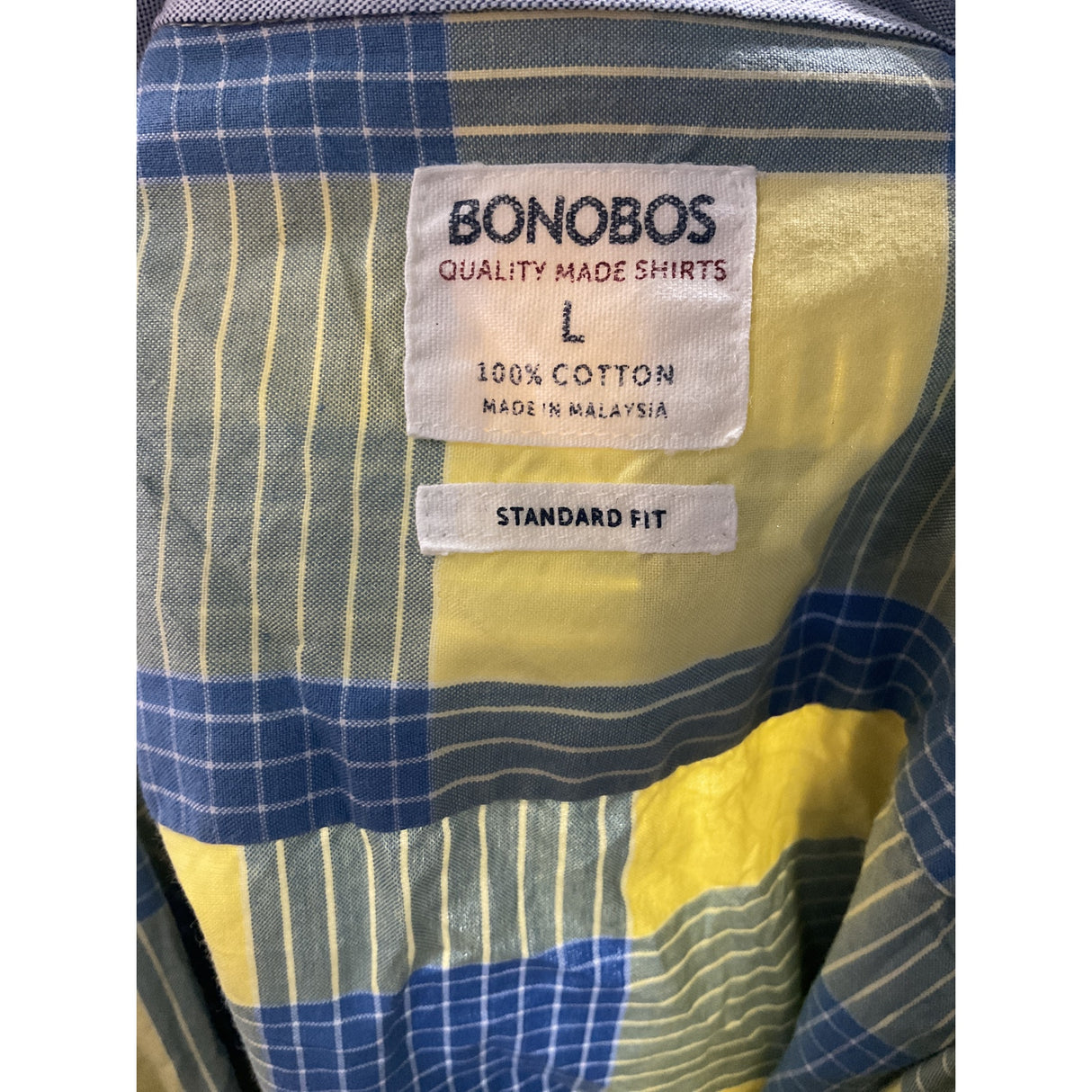 Bonobos Men's Multicolor Long Sleeve Button-Up