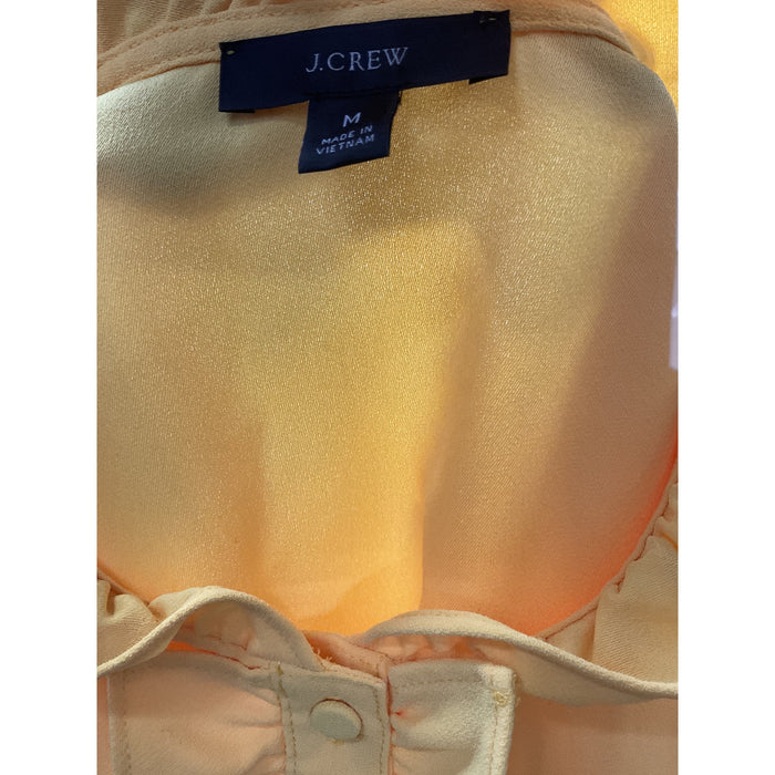 J. Crew Yellow Polyester Blouse Size M