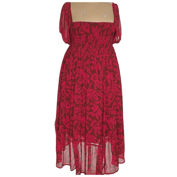 TORRID Red Cotton Shift Dress