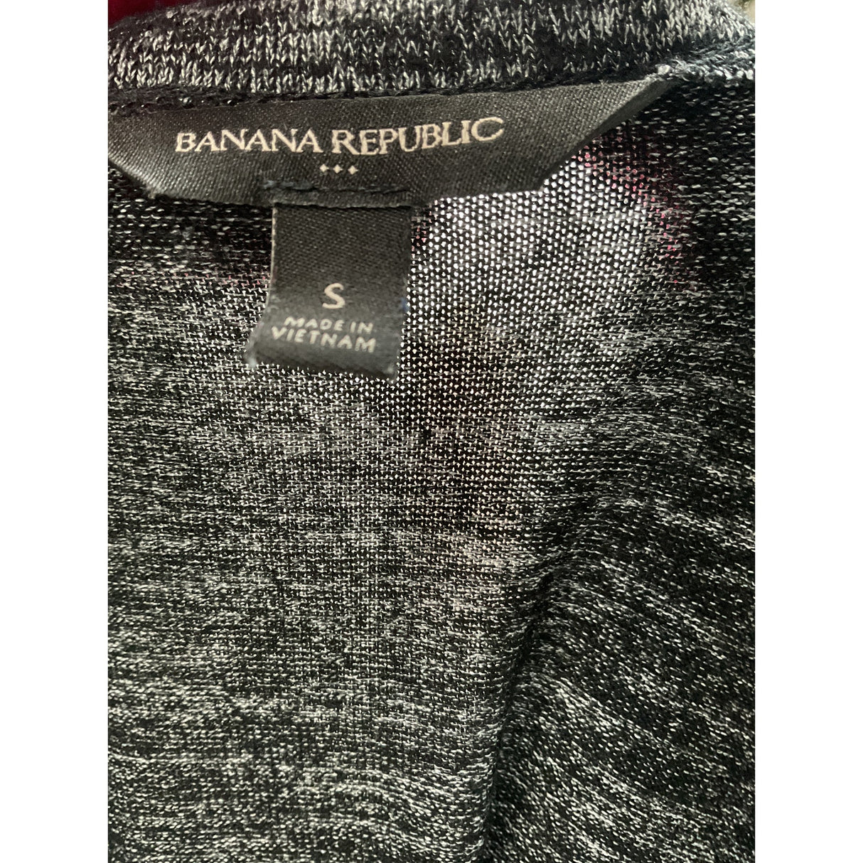 Banana Republic Gray Rayon Knit Blouse