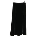 Eddie Bauer Black Velvet Maxi Skirt